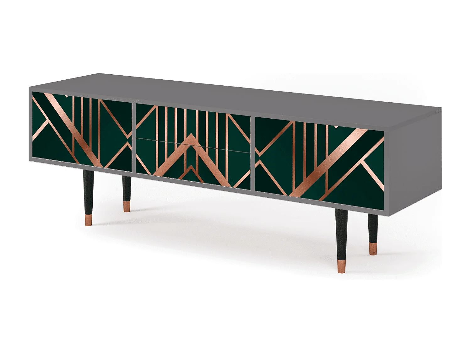 TV-meubel - 170х59х48 cm - T4 - Emerald Gatsby, Grijs