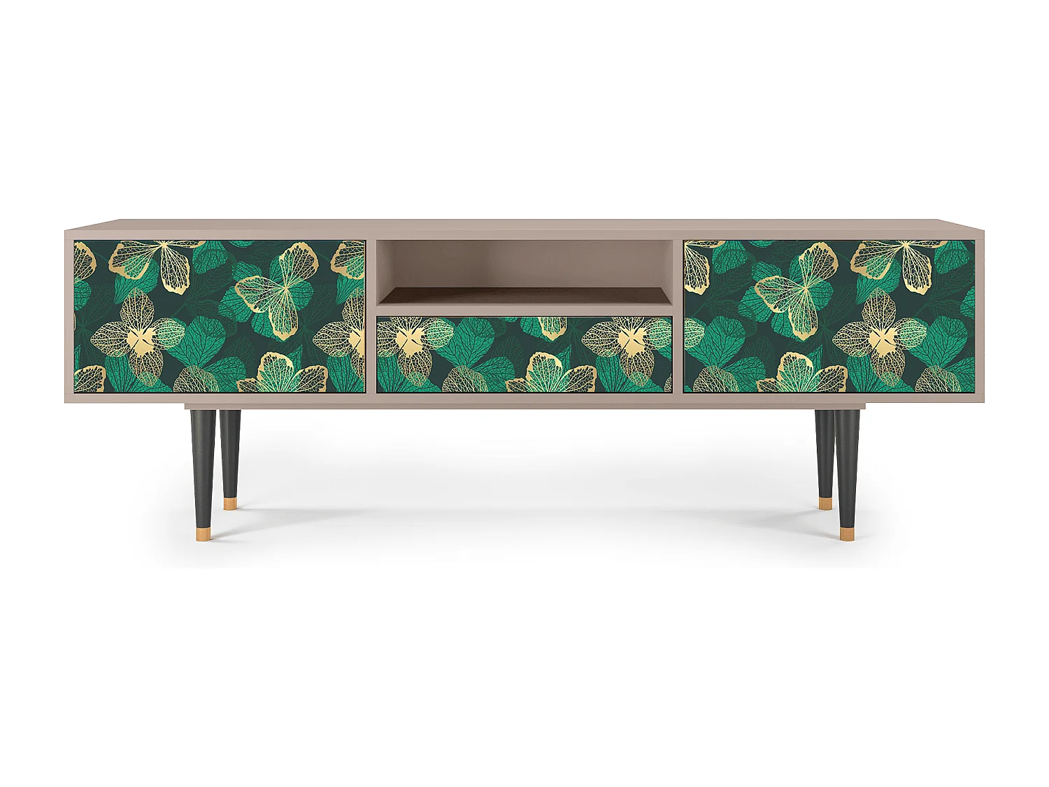 TV-meubel - 170х59х41 cm - T6 - Green Flower, Latte