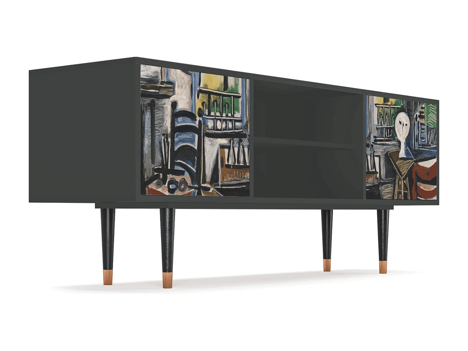 Meuble TV - 170х69х48 cm - T2 - The Studio , Anthracite