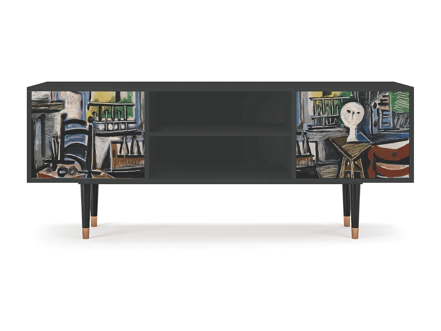 Mobile TV - 170х69х48 cm - T2 - The Studio , Antracite