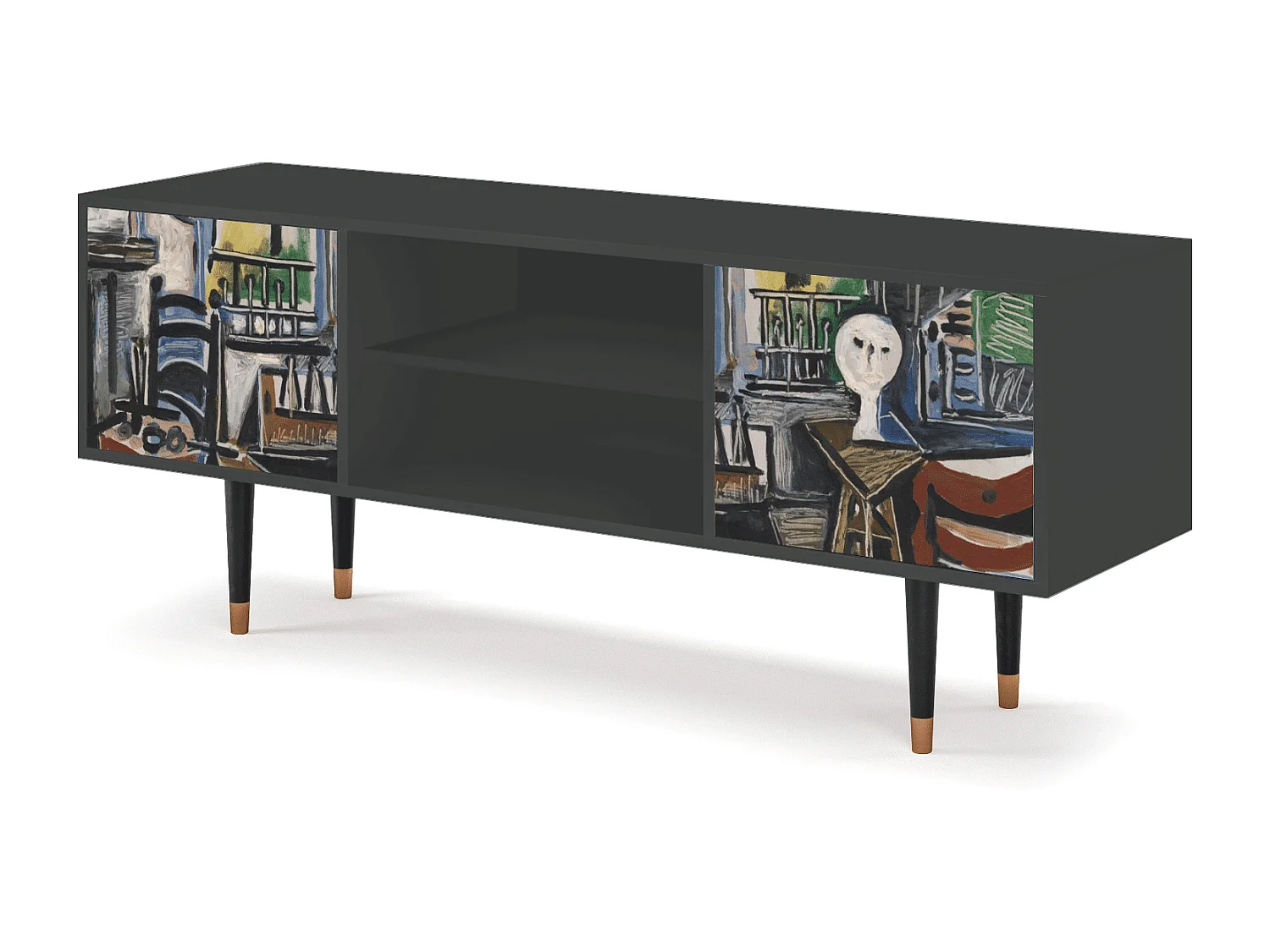 Mobile TV - 170х69х48 cm - T2 - The Studio , Antracite