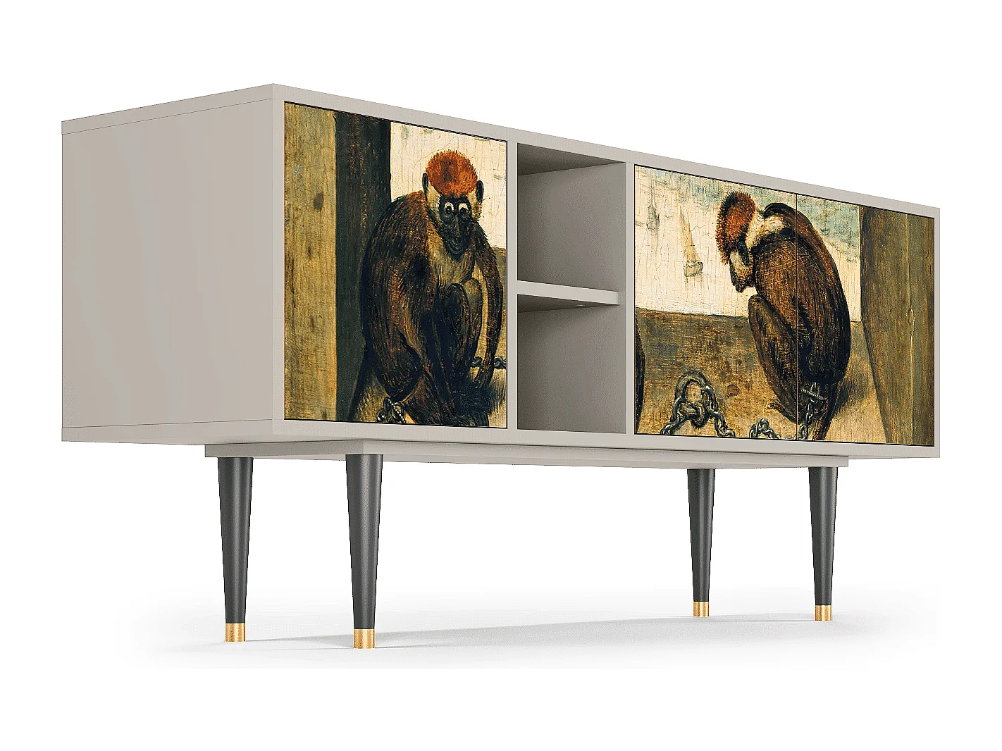 Meuble TV - 150х69х41 cm - T5 - Two Monkeys, Sable