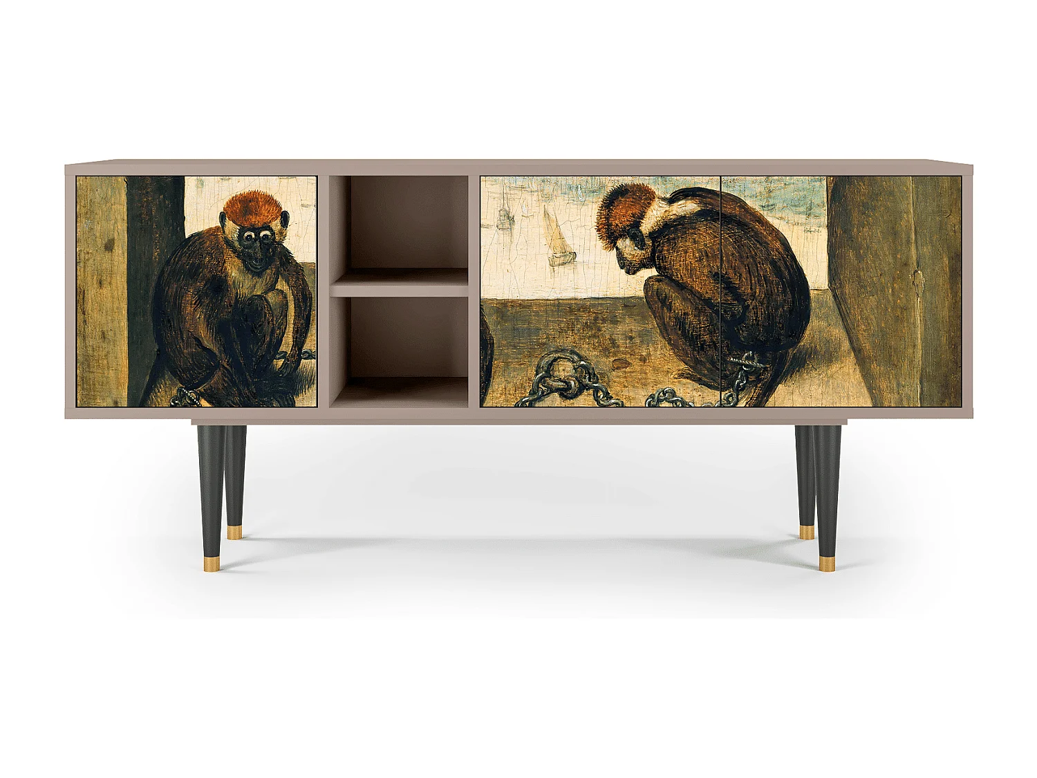 Meuble TV - 150х69х41 cm - T5 - Two Monkeys, Sable