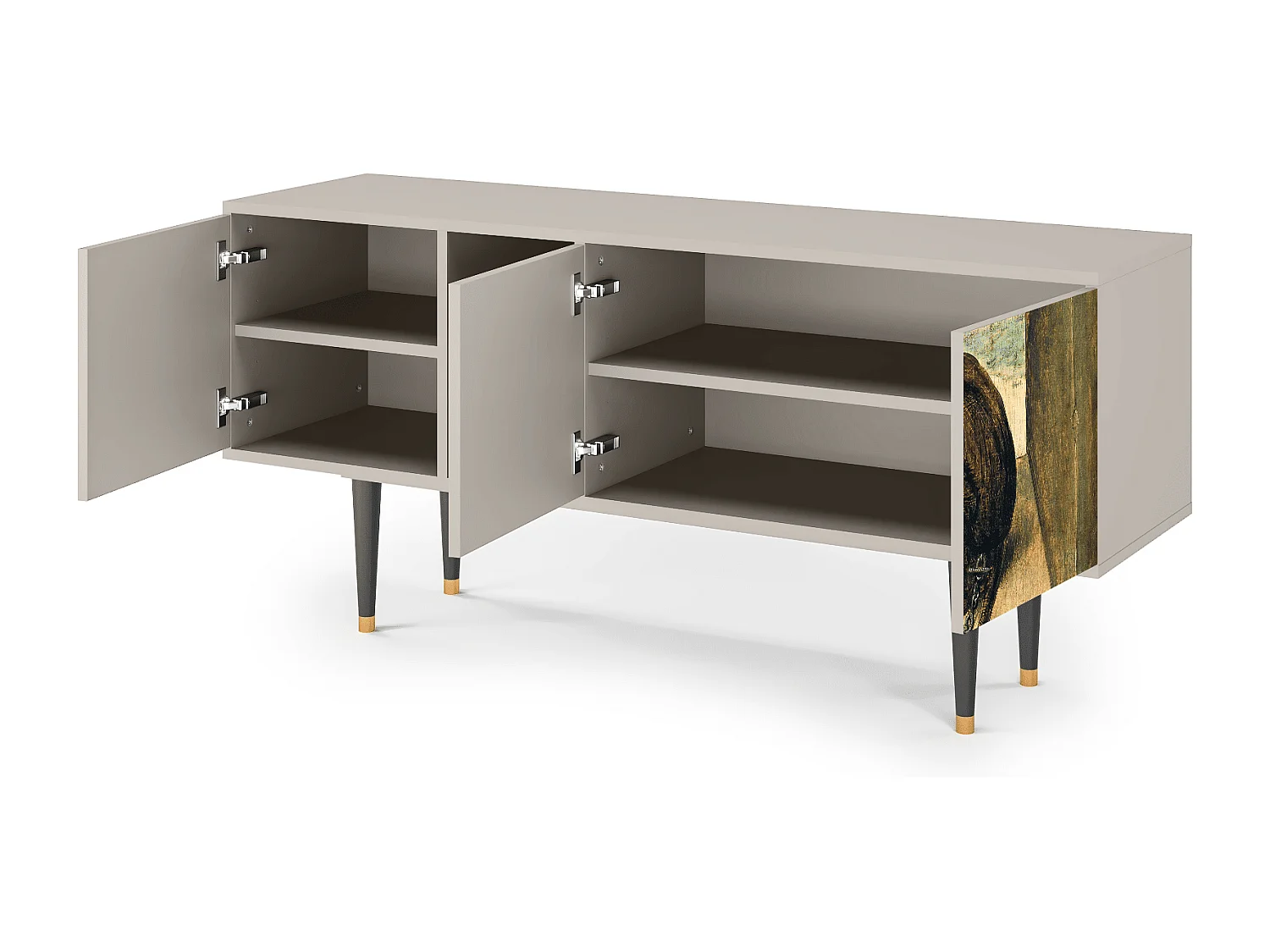 Meuble TV - 150х69х41 cm - T5 - Two Monkeys, Sable