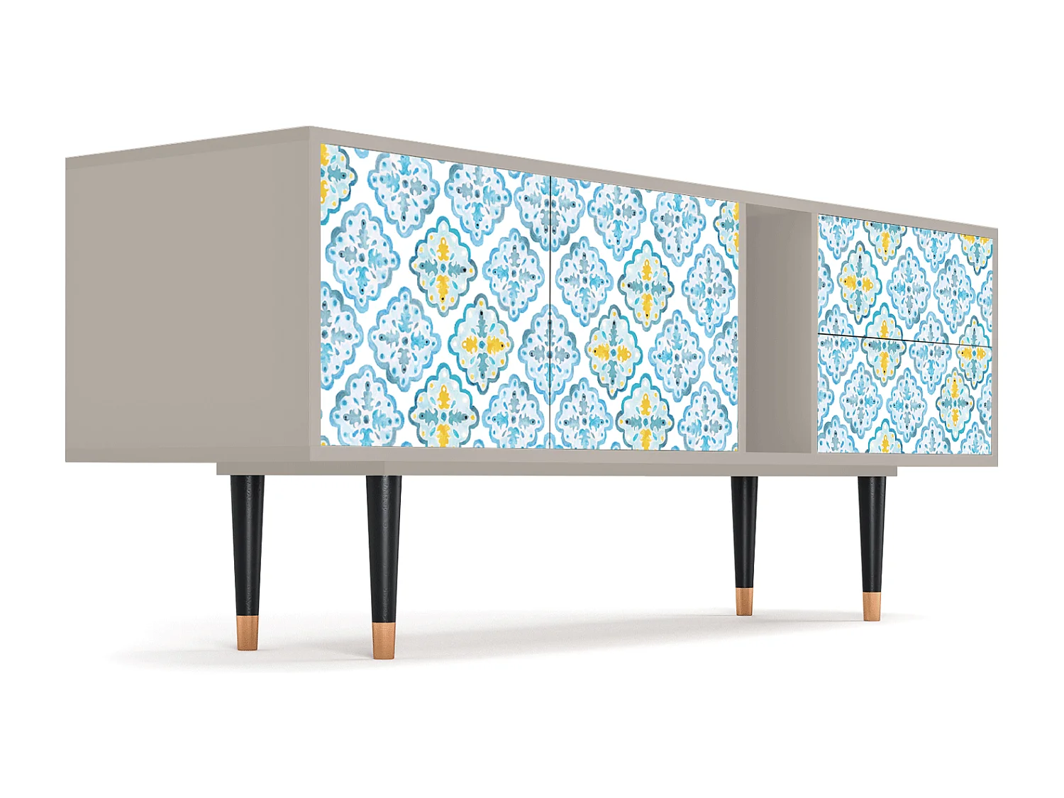 Meuble TV - 170х69х48 cm - T1 - Portugese tiles, Sable