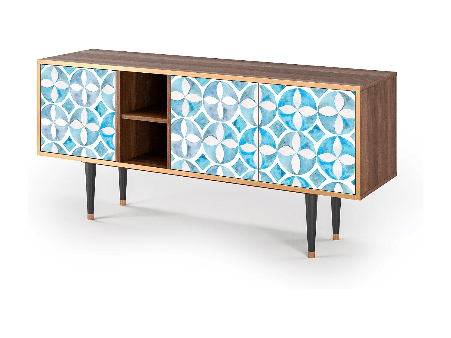 TV-Möbel - 150х69х41 cm - T5 - Porto Mood, Walnuss