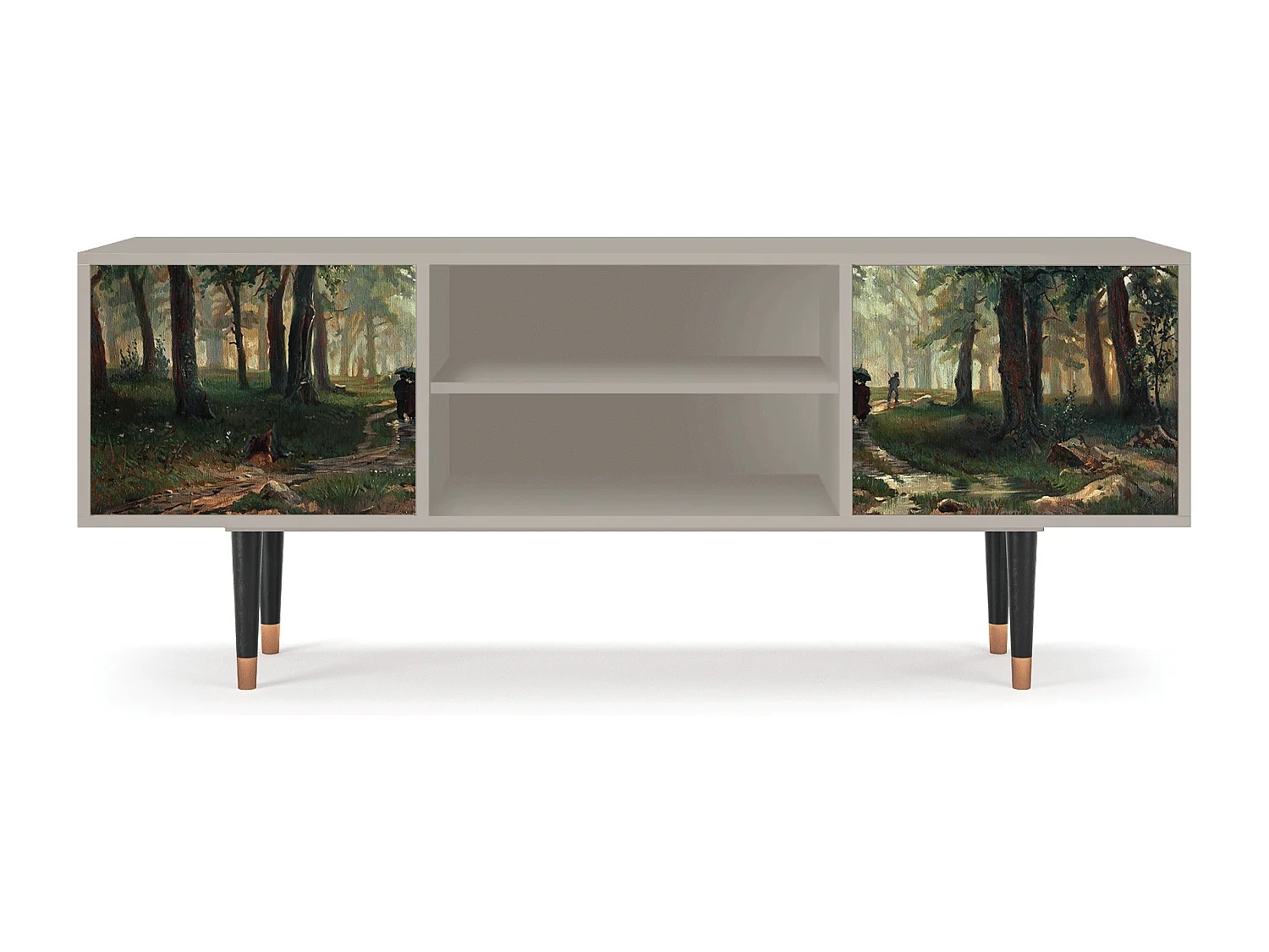 Mueble de TV - 170х69х48 cm - T2 -  Rain in the Oak Forest, Arena