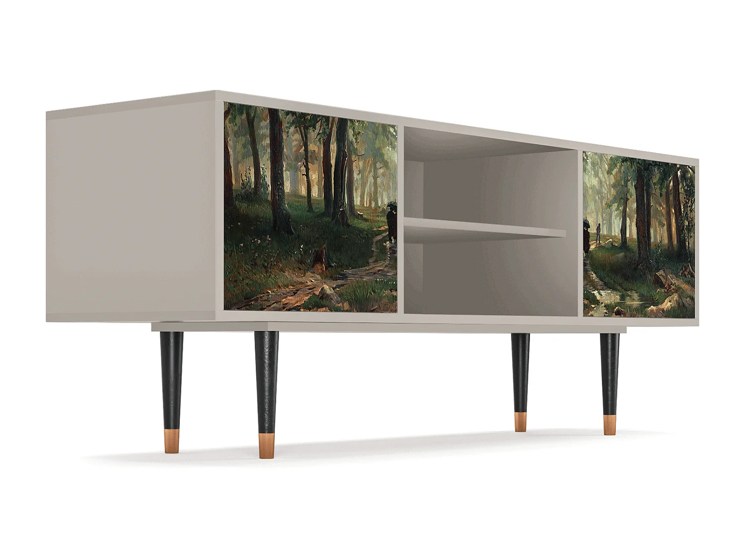 Mueble de TV - 170х69х48 cm - T2 -  Rain in the Oak Forest, Arena