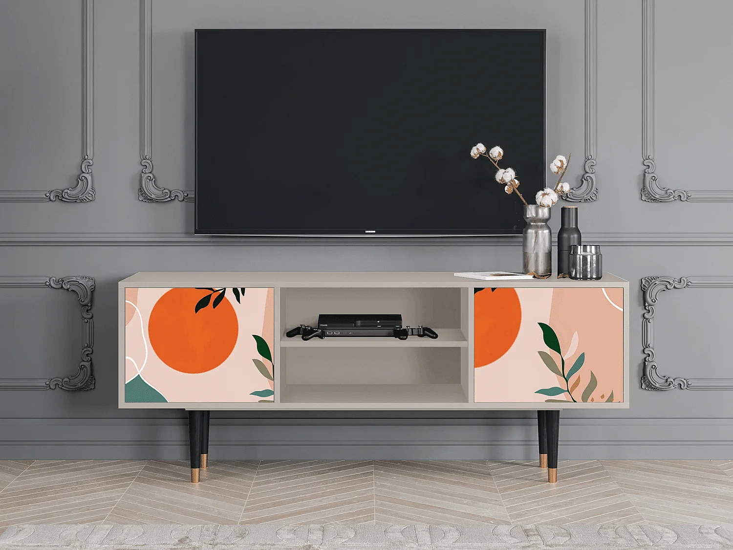 TV-Möbel - 170х69х48 cm - T2 - Artwork, Sand