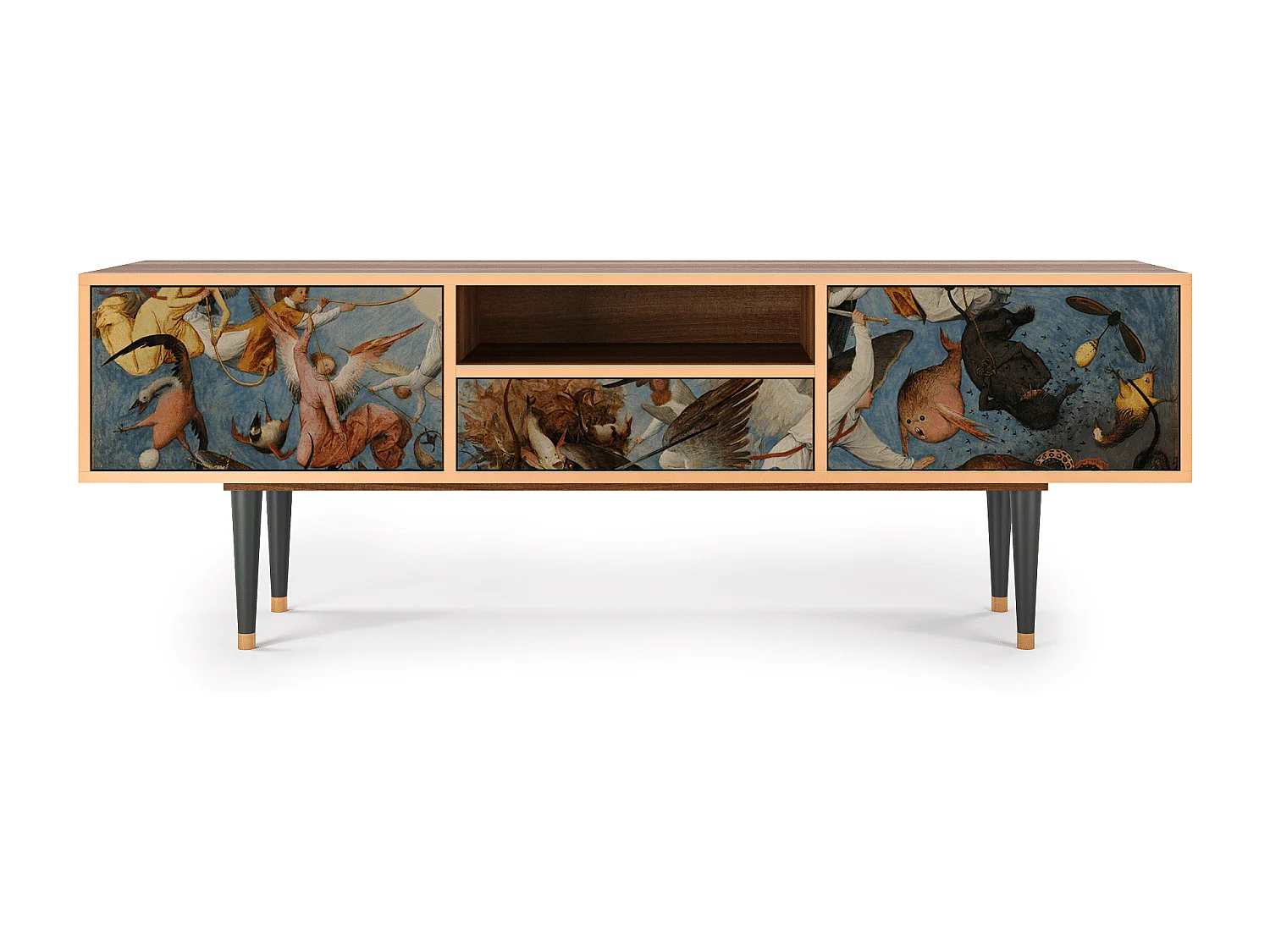 Meuble TV - 170х59х41 cm - T6 - The Fall, Noyer