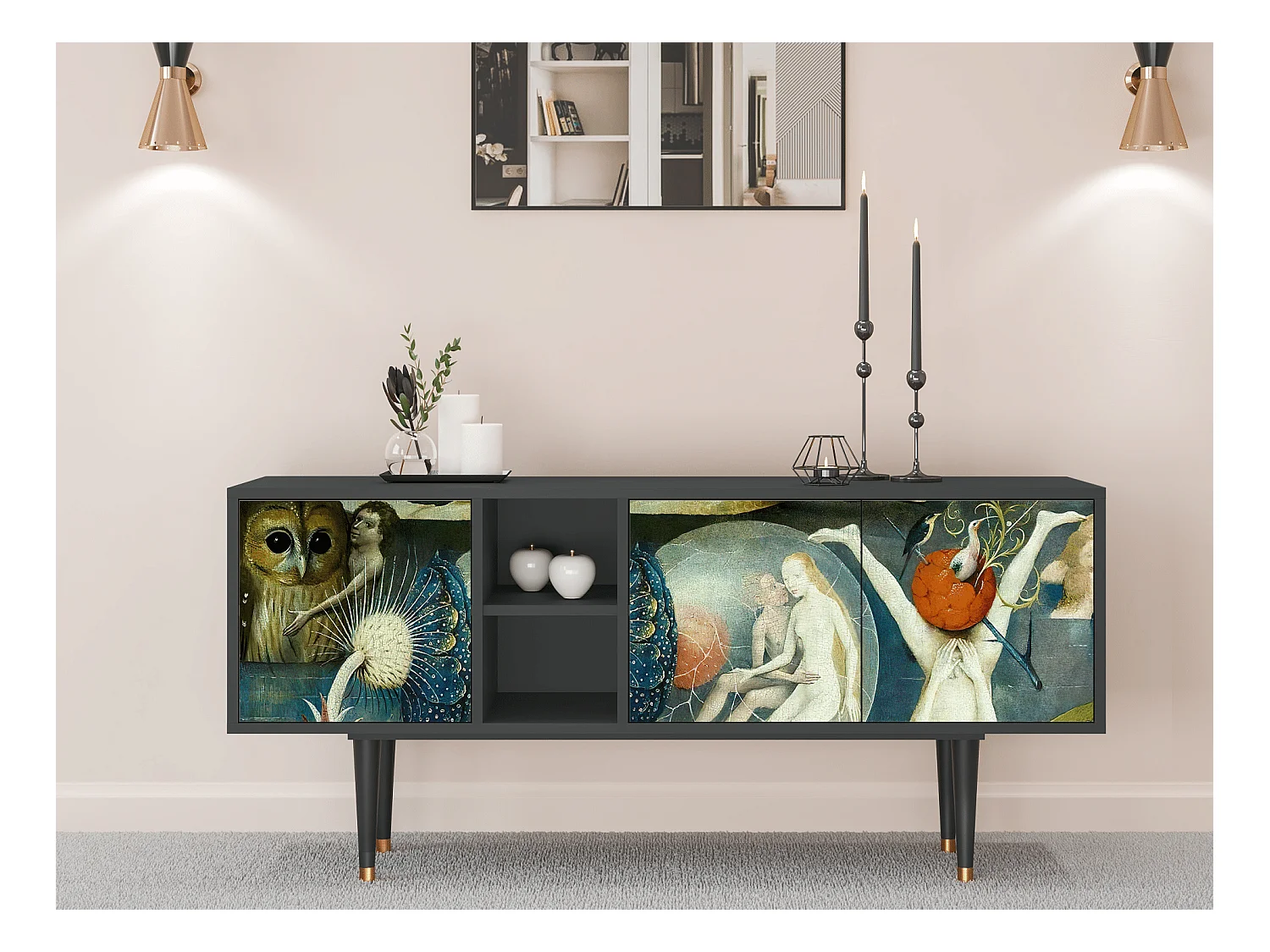 Meuble TV - 150х69х41 cm - T5 - The Garden Of by Bosch, Anthracite