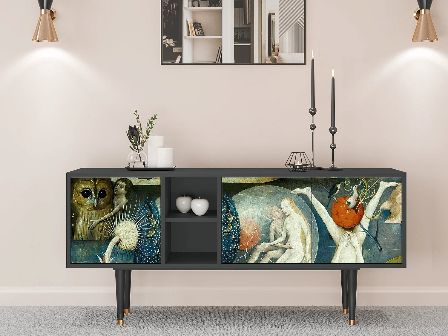 Mueble de TV - 150х69х41 cm - T5 - The Garden Of by Bosch, Antracita