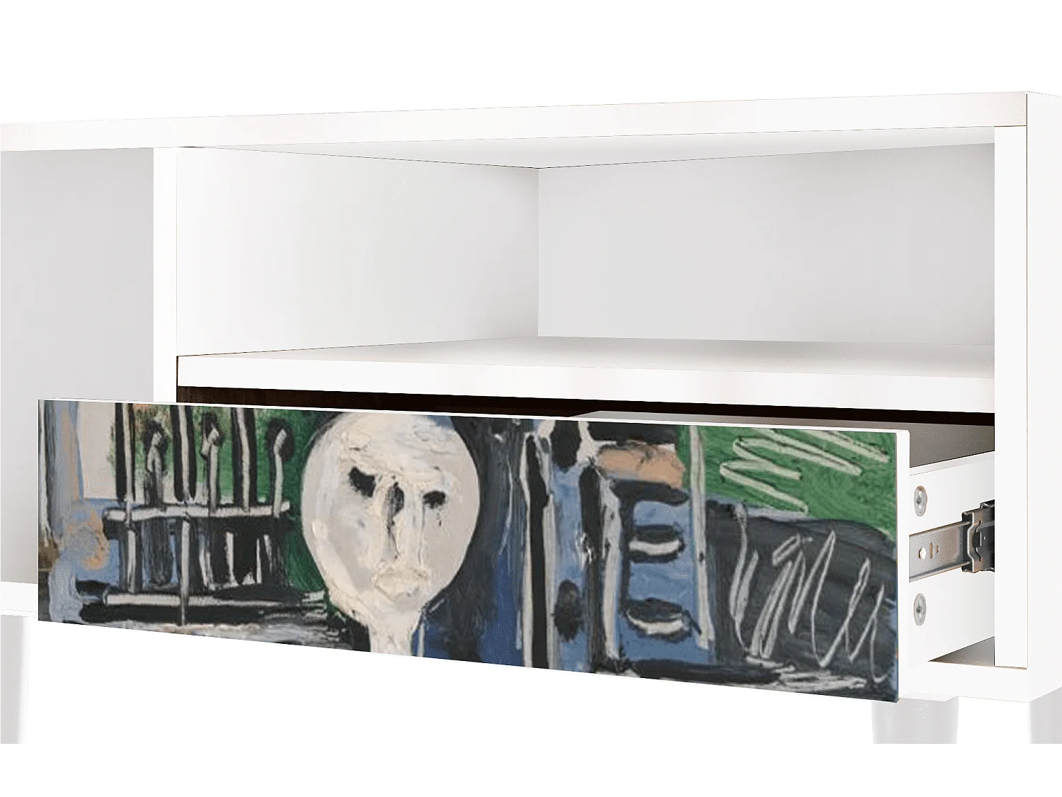 TV-meubel - 115х59х48 cm - T3 - The Studio , Wit