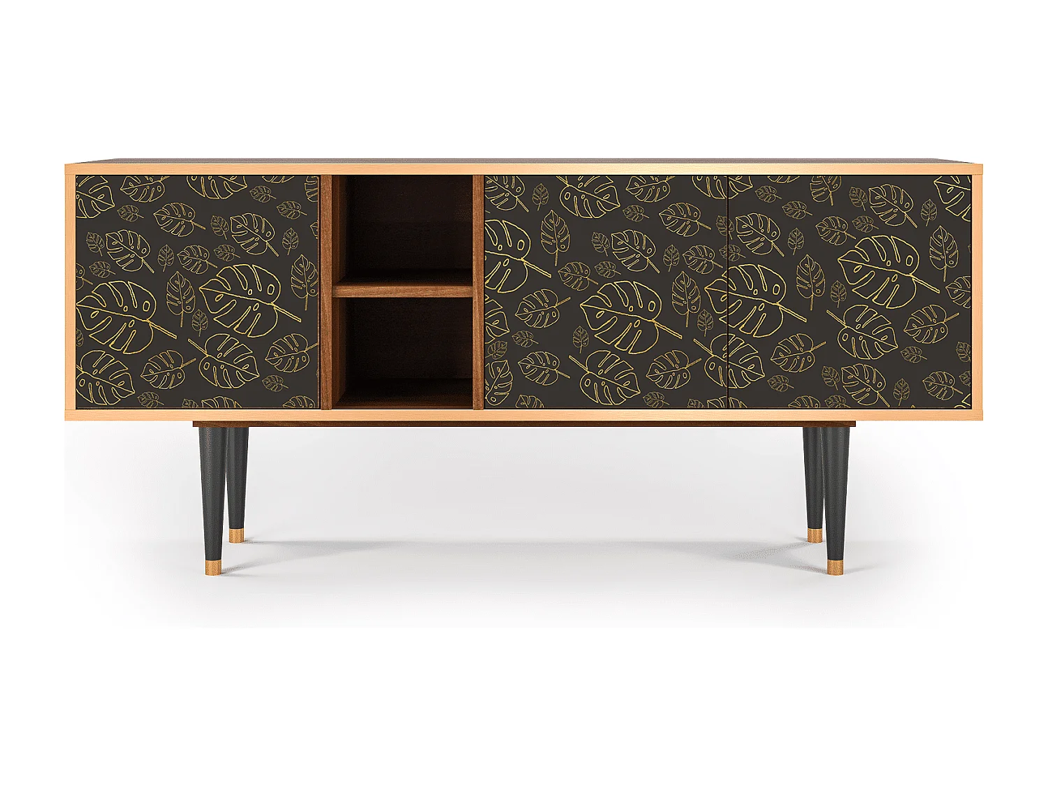 Meuble TV - 150х69х41 cm - T5 - Fall Of The Leaves, Noyer