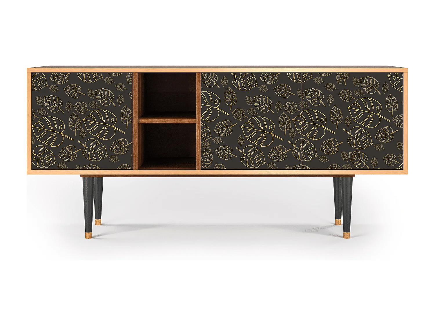 Meuble TV - 150х69х41 cm - T5 - Fall Of The Leaves, Noyer