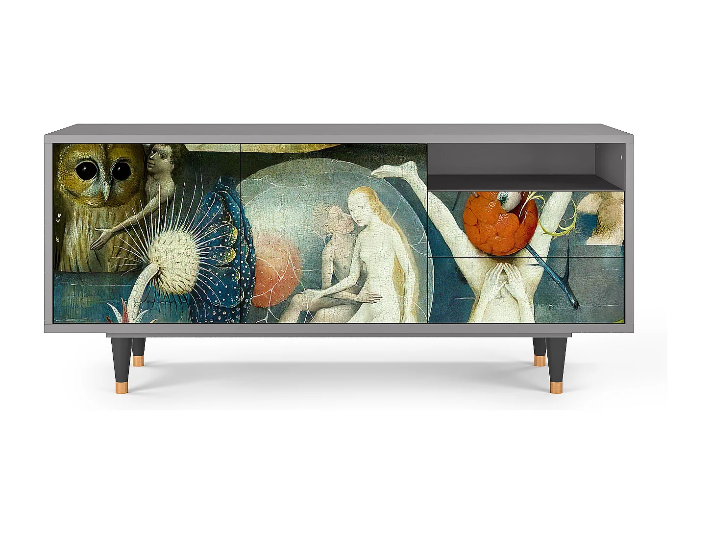 Mobile TV - 125х56х41 cm - T7 - The Garden Of by Bosch, Grigio