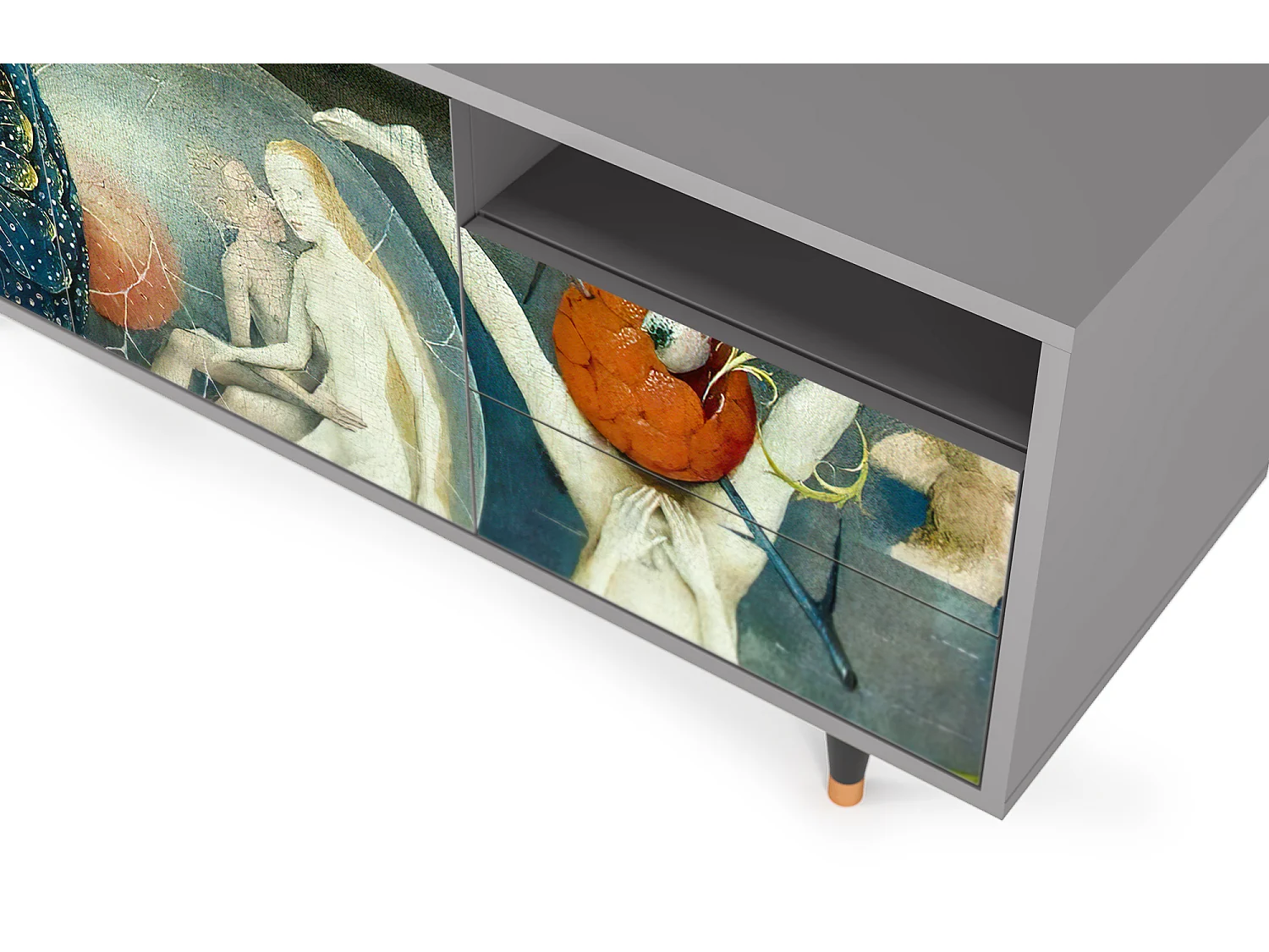 Mobile TV - 125х56х41 cm - T7 - The Garden Of by Bosch, Grigio