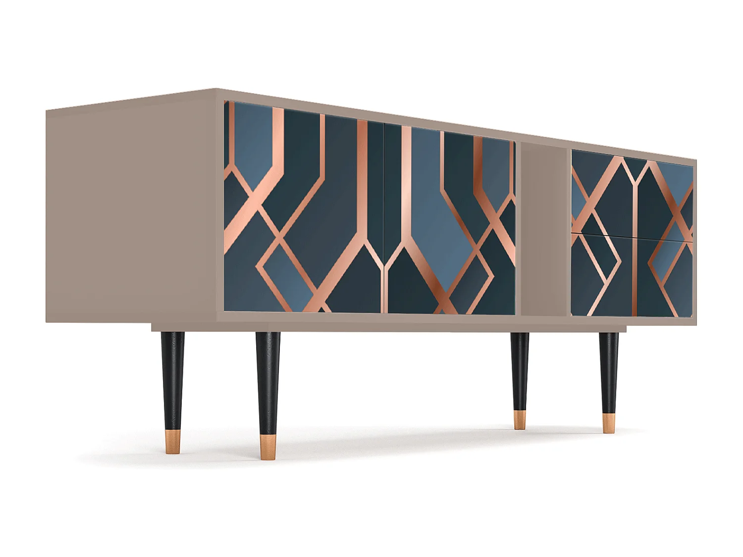 Meuble TV - 170х69х48 cm - T1 - Ashy 1920', Latte