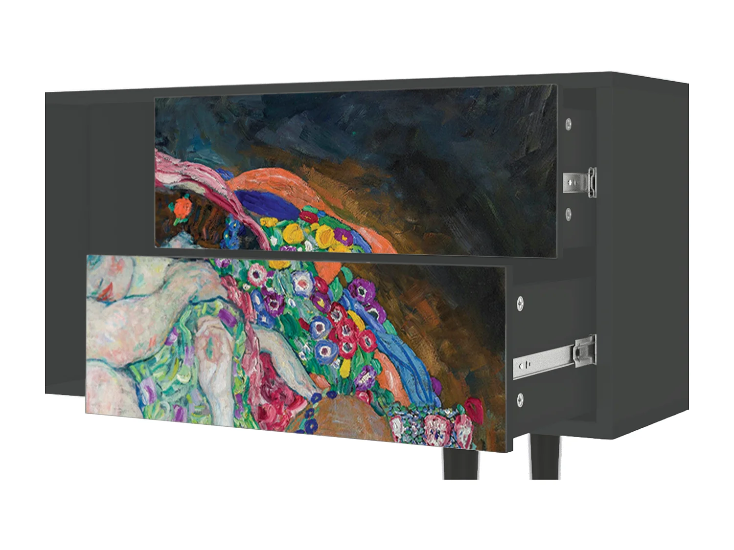 Meuble TV - 170х69х48 cm - T1 - The Maiden by Klimt, Anthracite