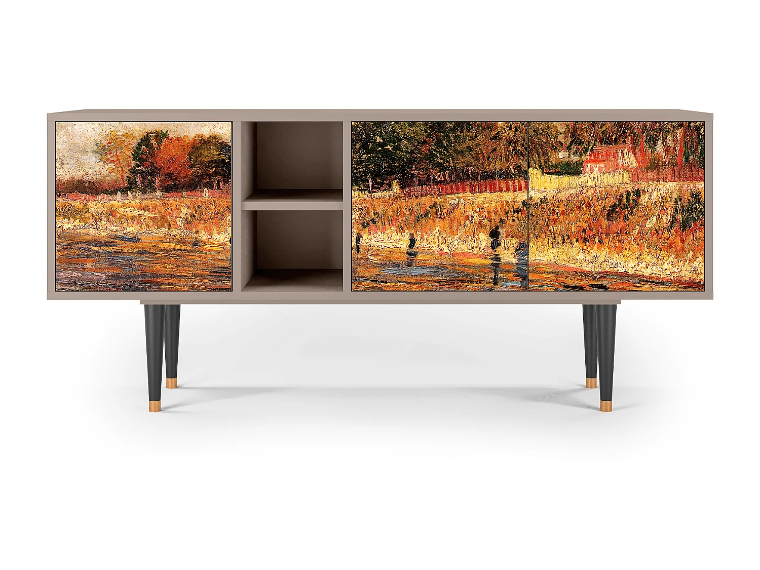 Mobile TV - 150х69х41 cm - T5 - The Banks, Sabbia