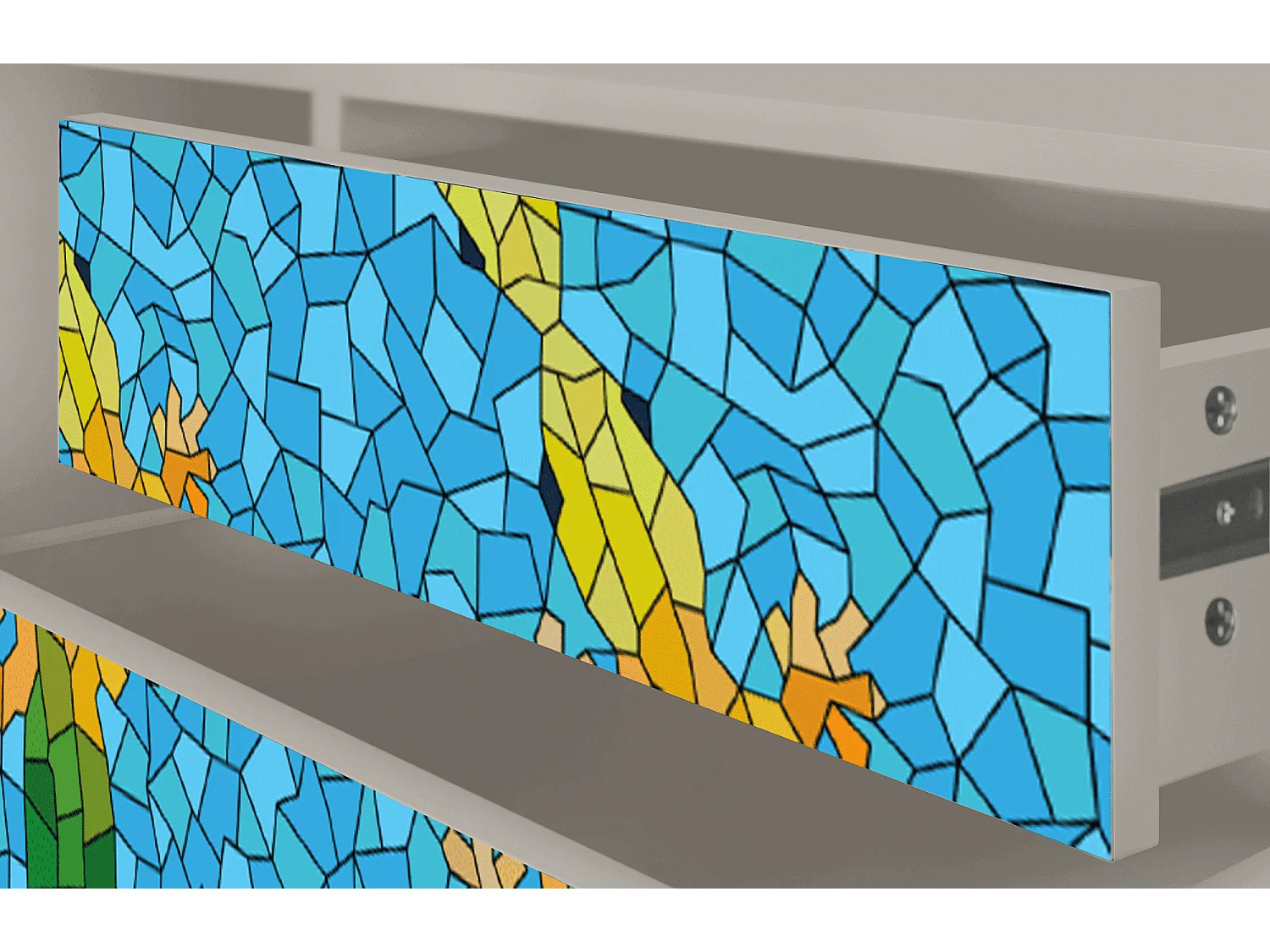 Meuble TV - 170х59х48 cm - T4 - Gaudi's Lizard, Sable