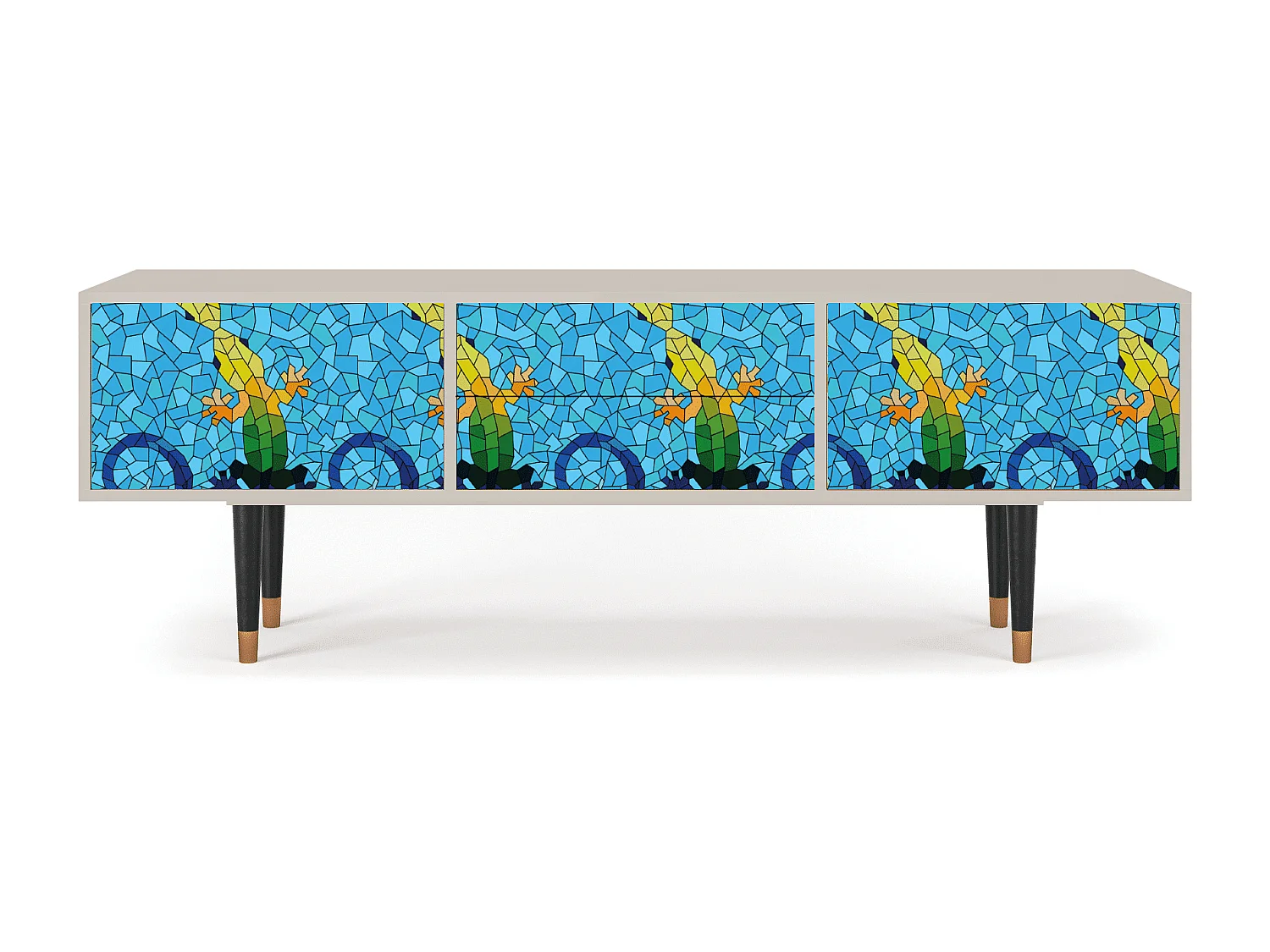 TV-meubel - 170х59х48 cm - T4 - Gaudi's Lizard, Zand