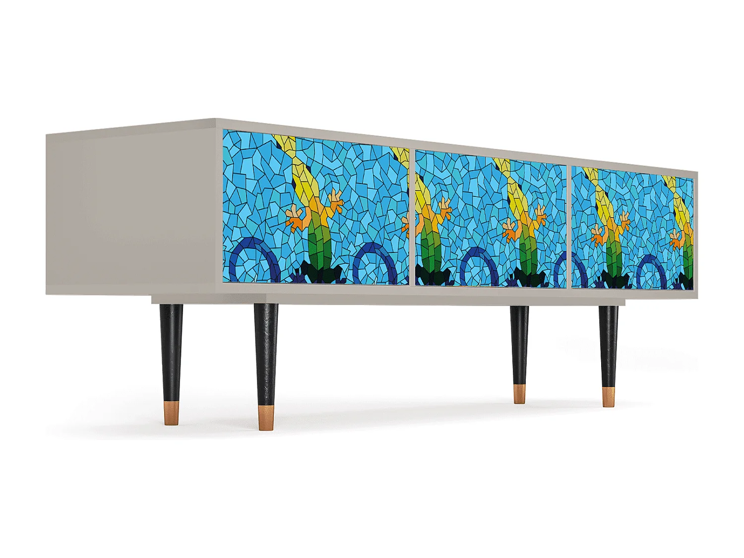 TV-meubel - 170х59х48 cm - T4 - Gaudi's Lizard, Zand