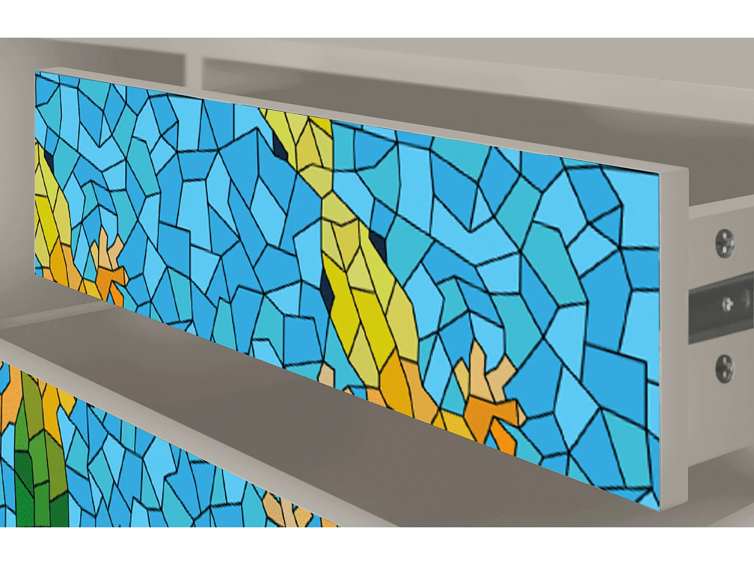 TV-meubel - 170х59х48 cm - T4 - Gaudi's Lizard, Zand