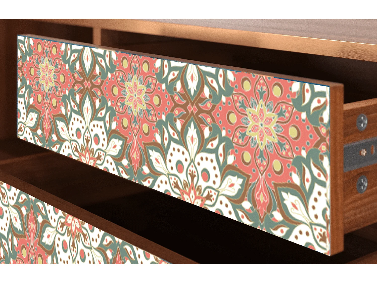 Mobile TV - 170х59х48 cm - T4 - Peach Grove, Noce