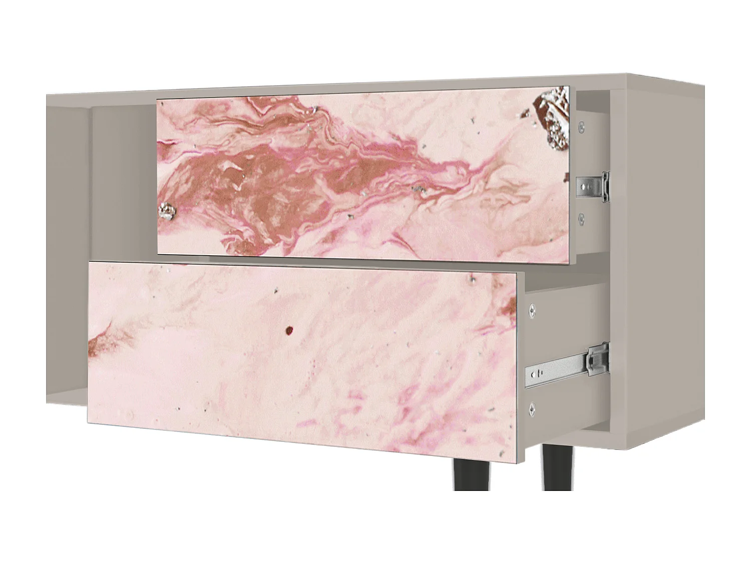 Mueble de TV - 170х69х48 cm - T1 - Cotton Candy, Areia
