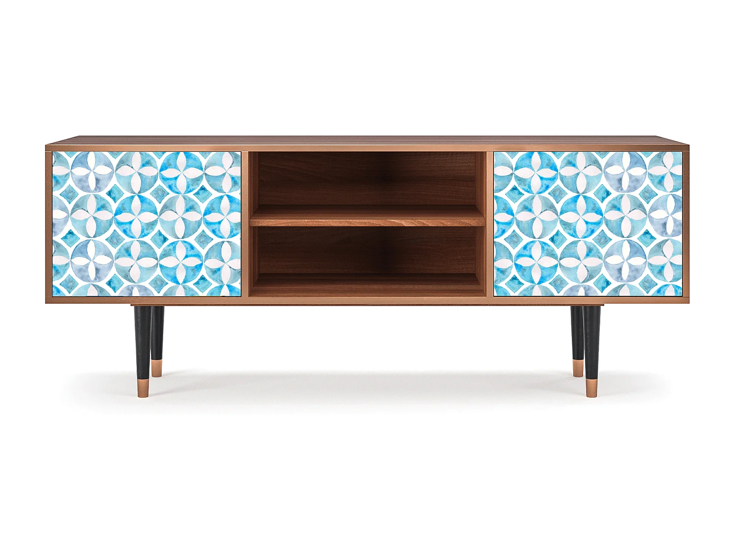 TV-Möbel - 170х69х48 cm - T2 - Porto Mood, Walnuss