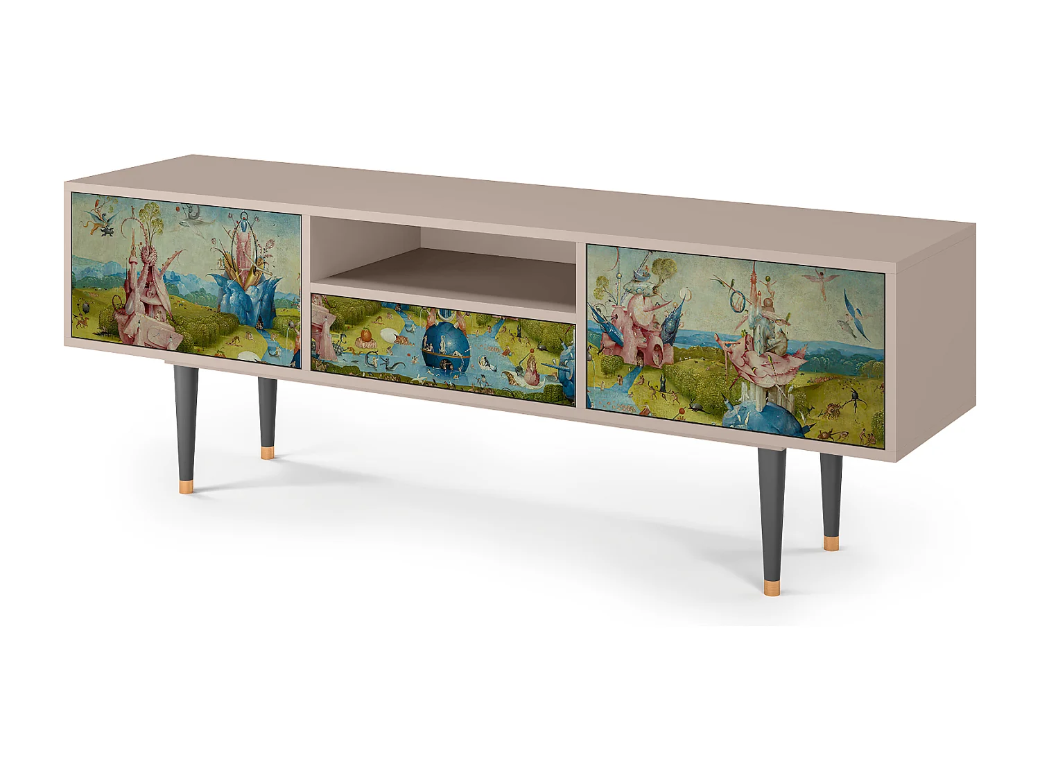 Meuble TV - 170х59х41 cm - T6 - The Garden 2 by Bosch, Latte