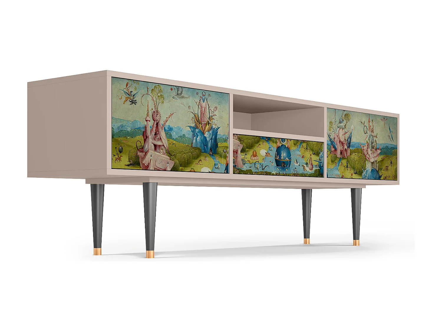 Meuble TV - 170х59х41 cm - T6 - The Garden 2 by Bosch, Latte