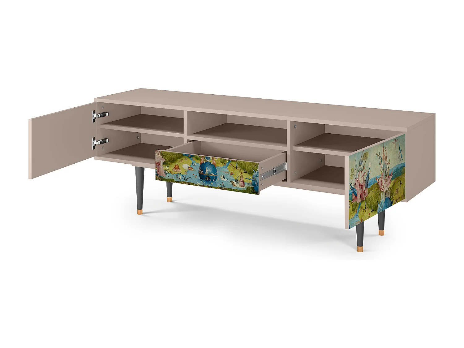 Meuble TV - 170х59х41 cm - T6 - The Garden 2 by Bosch, Latte