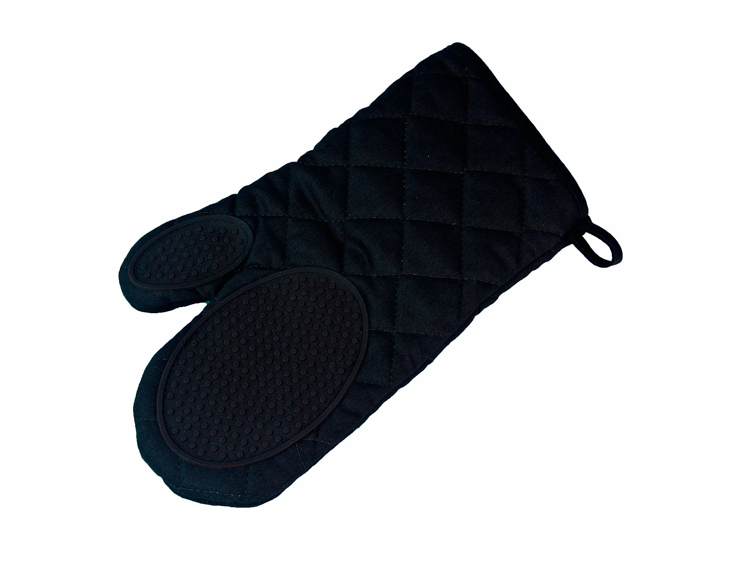 Gant de cuisine avec protection silicone Collection Cuistot Noir