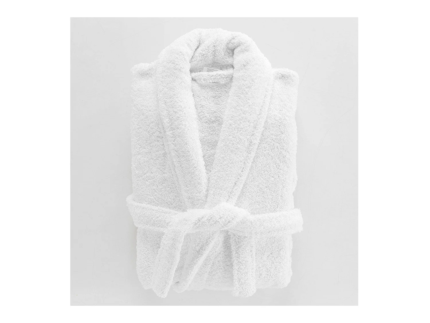 Peignoir Col Chale Tendresse blanc