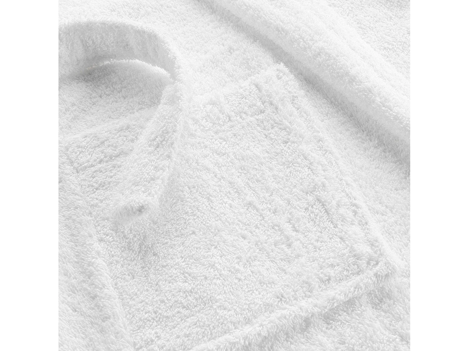 Peignoir Col Chale Tendresse blanc