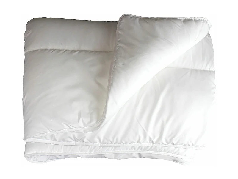Couette Microfibre "Confort" 140x200cm Blanc