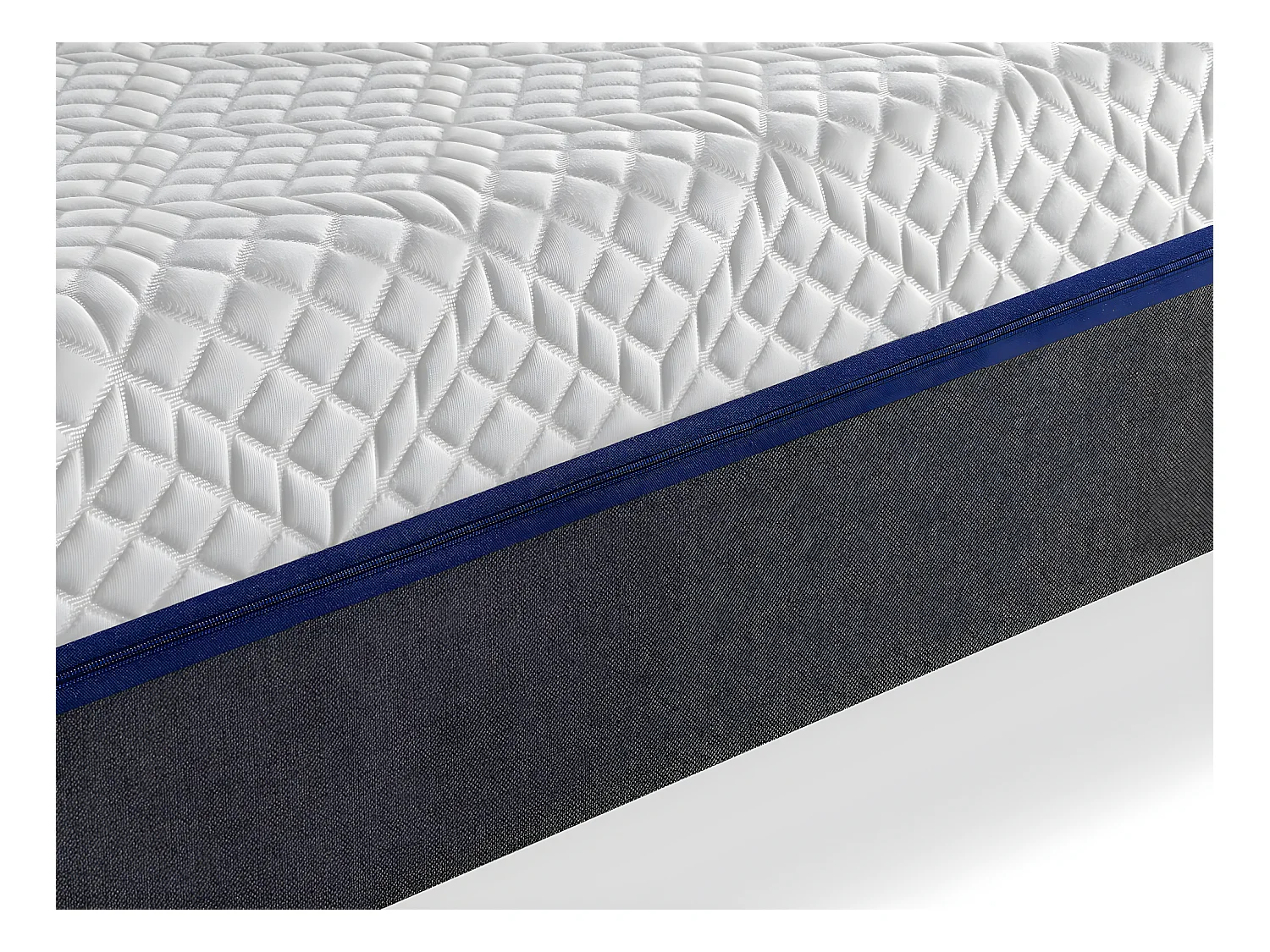 Matratze 160X190 COSMO SPRING, Hohe 25 CM, Abnehmbar, Ergonomisch, hybird und Taschenfedern. Mittlere Hartegrad H2