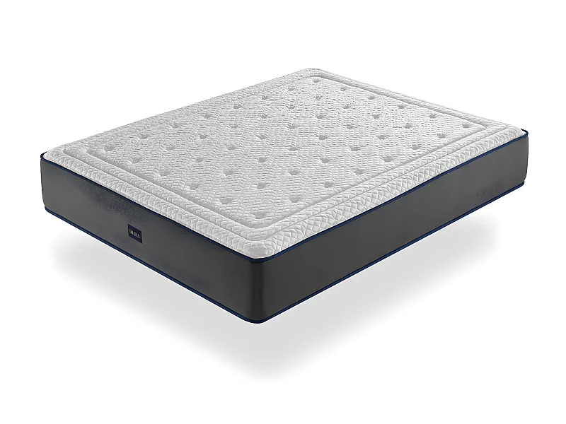 Matelas 160X200 OLYMPO, Epaisseur 30 CM, Moussee a memoire, ergonomique et respirant. Fermeté 3/5 Moyenne