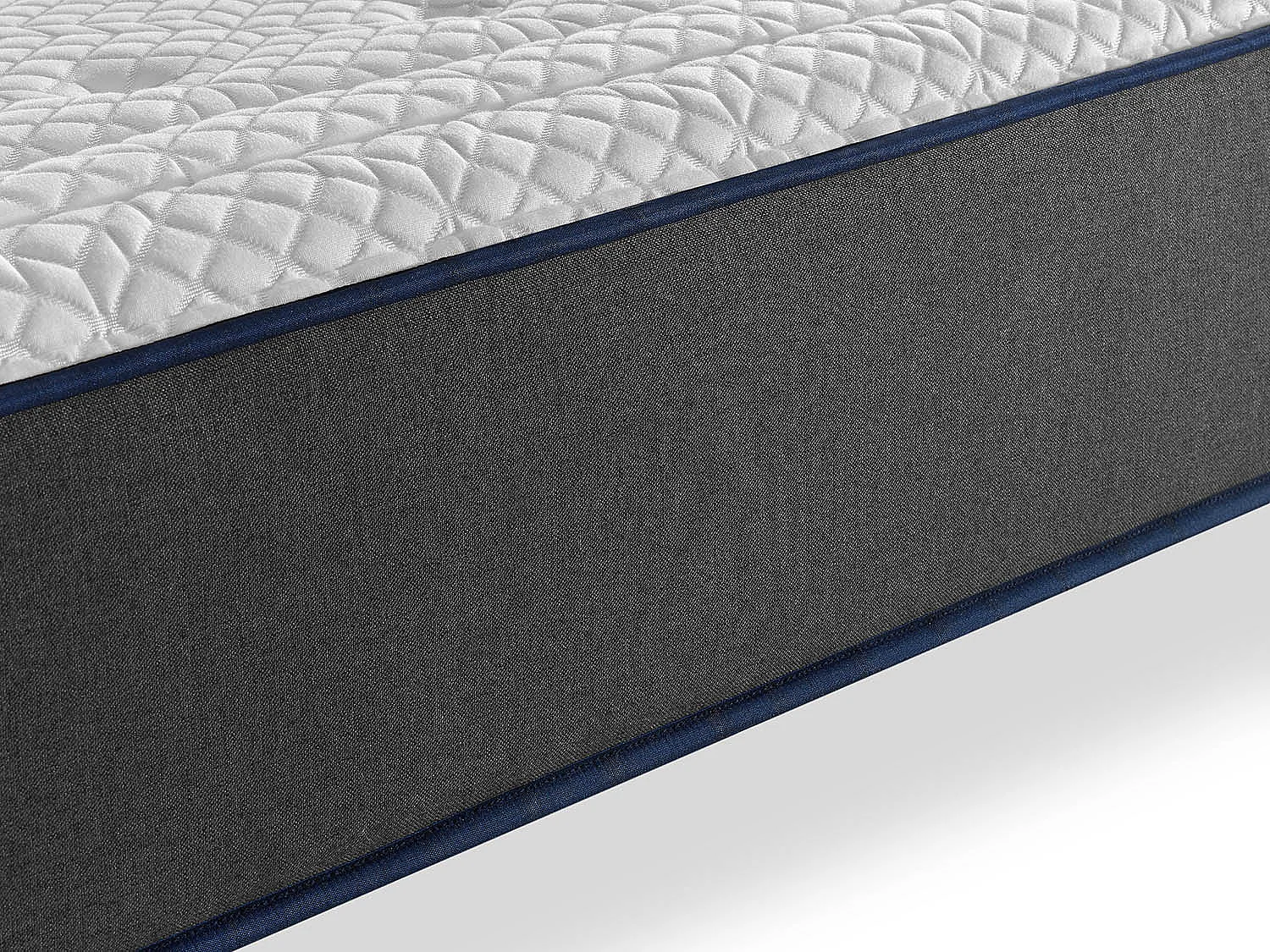 Matelas 105X180 OLYMPO SPRING, Epaisseur 30 CM, Moussee a memoire, ressorts, ergonomique et respirant. Fermeté 3/5 Moyenne