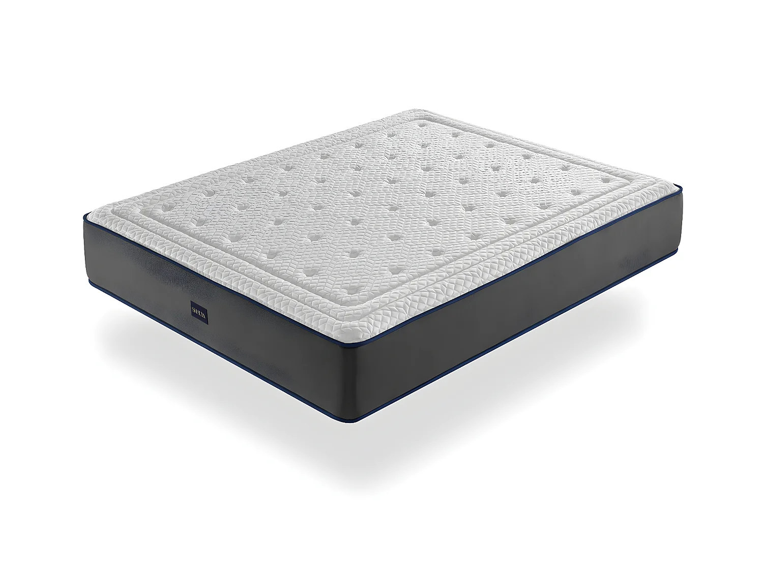 Matelas 80X200 OLYMPO, Epaisseur 30 CM, Moussee a memoire, ergonomique et respirant. Fermeté 3/5 Moyenne