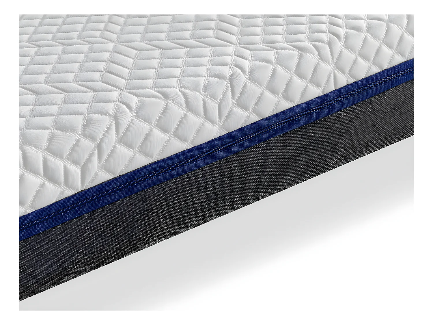 Matelas Juvenil 70X160 PLATON SPRING, Epaisseur 20 CM, Dehoussable, Moussee a memoire, ressorts et ergonomique. Montessori