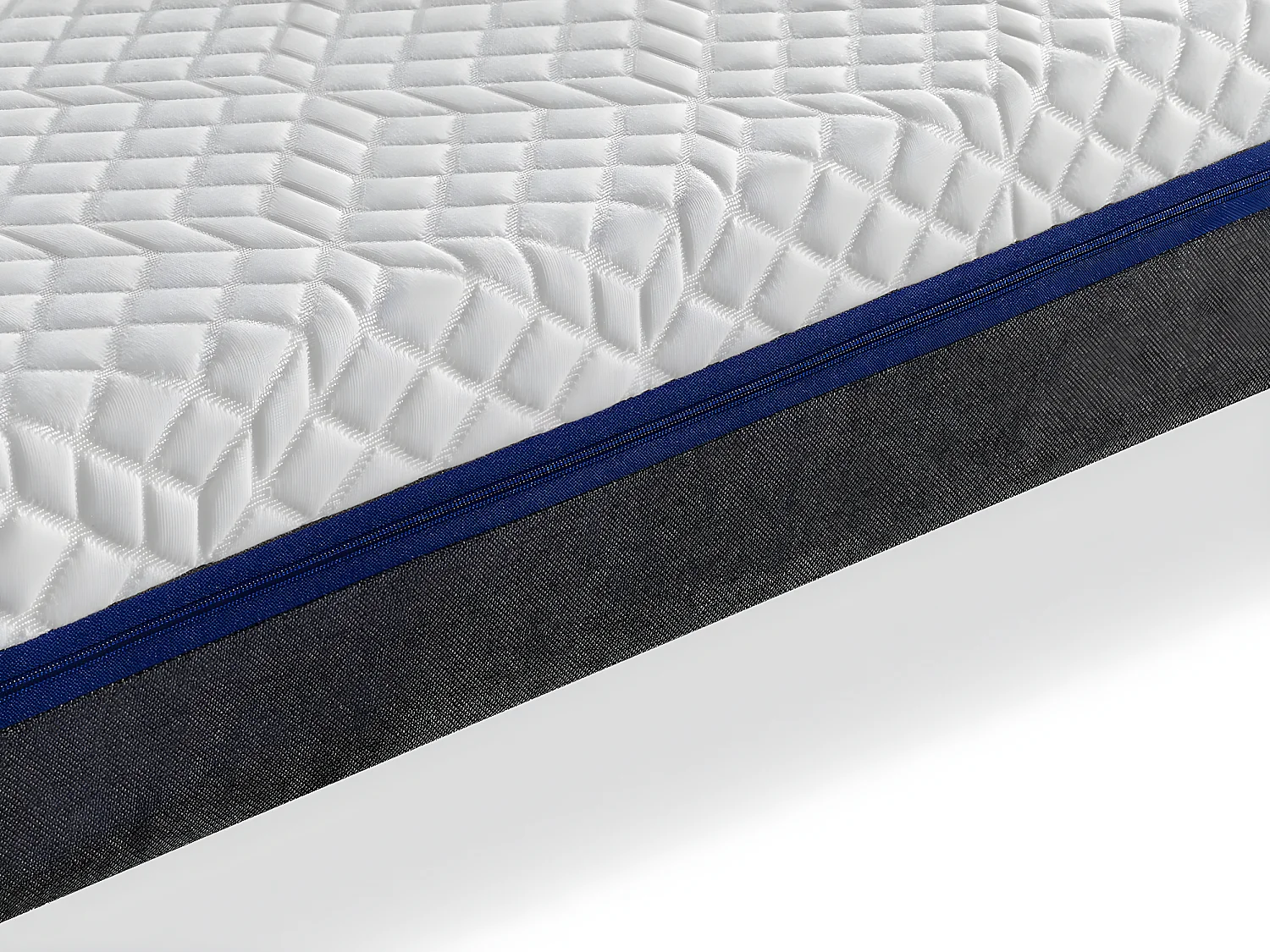 Matelas Juvenil 80X200 PLATON SPRING, Epaisseur 20 CM, Dehoussable, Moussee a memoire, ressorts et ergonomique. Montessori