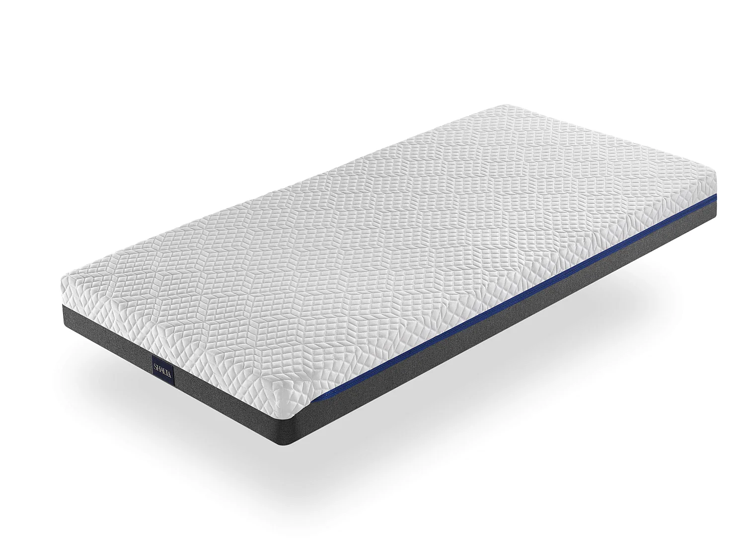 Matelas en mousse SHAULA PLATON 120x200 cm Hauteur 20 cm. Housse amovible