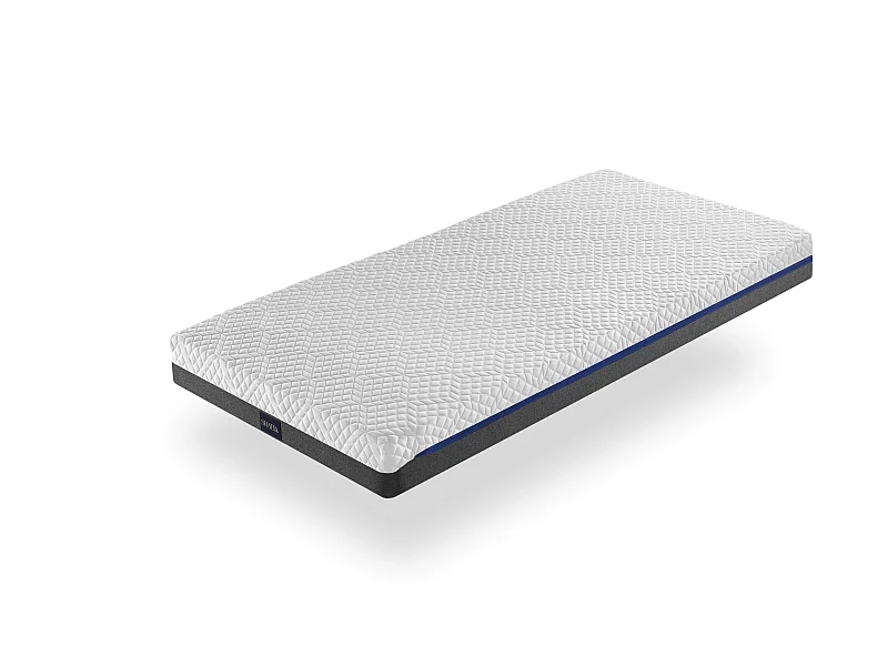 Matelas Juvenil 100X200 PLATON, Epaisseur 20 CM, Dehoussable, Moussee a memoire, ergonomique et respirant. Montessori