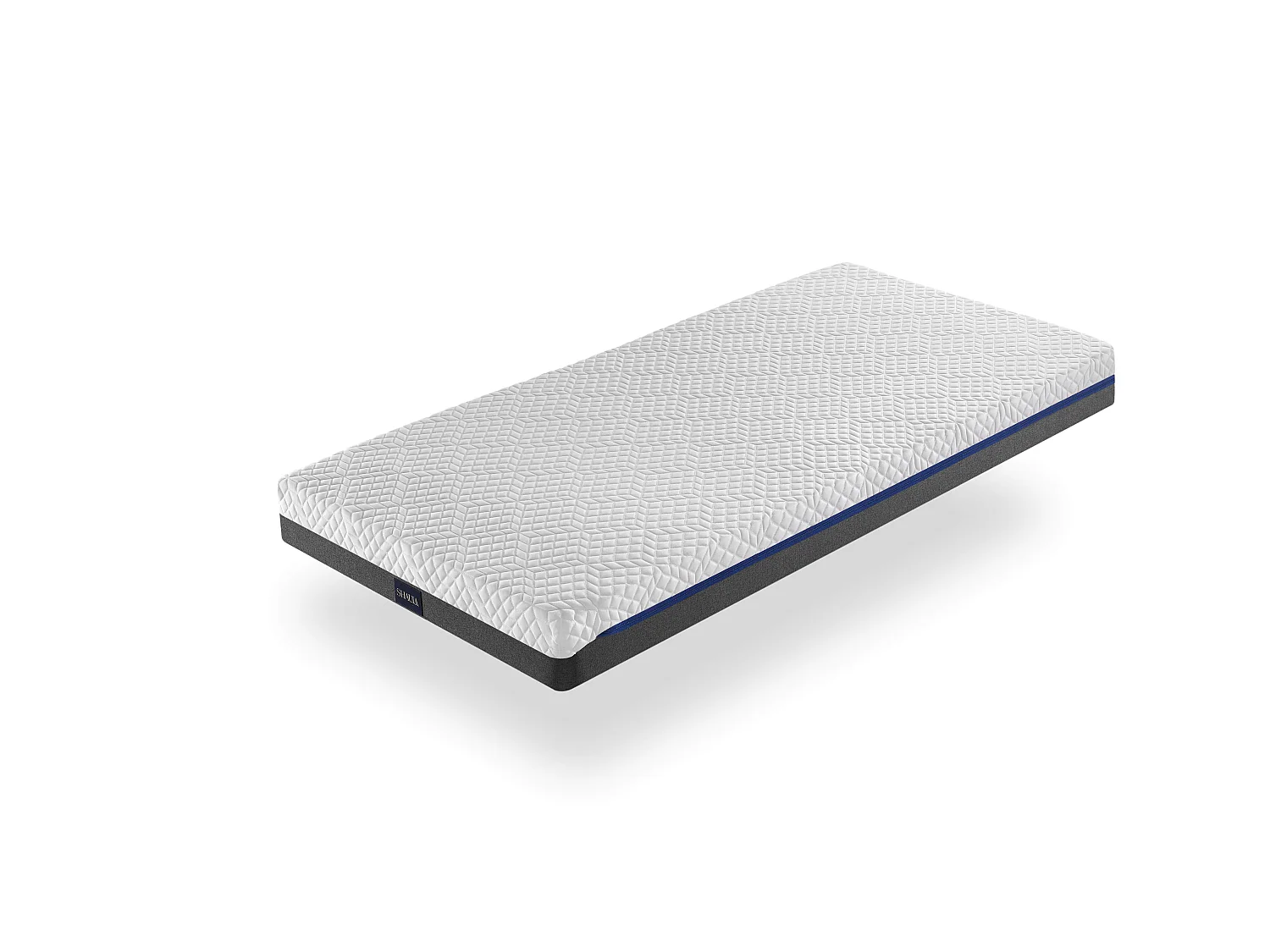 Matelas Juvenil 90X200 PLATON SPRING, Epaisseur 20 CM, Dehoussable, Moussee a memoire, ressorts et ergonomique. Montessori