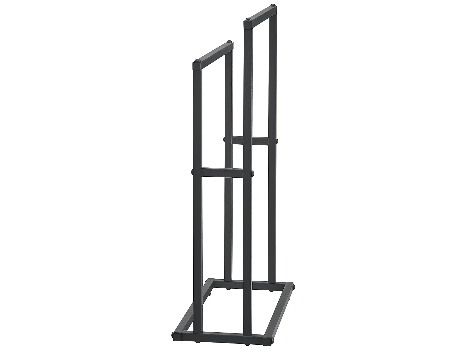 Porte-serviettes Omalo à 2 barres en acier 78 x 48 x 24 cm [en.casa]