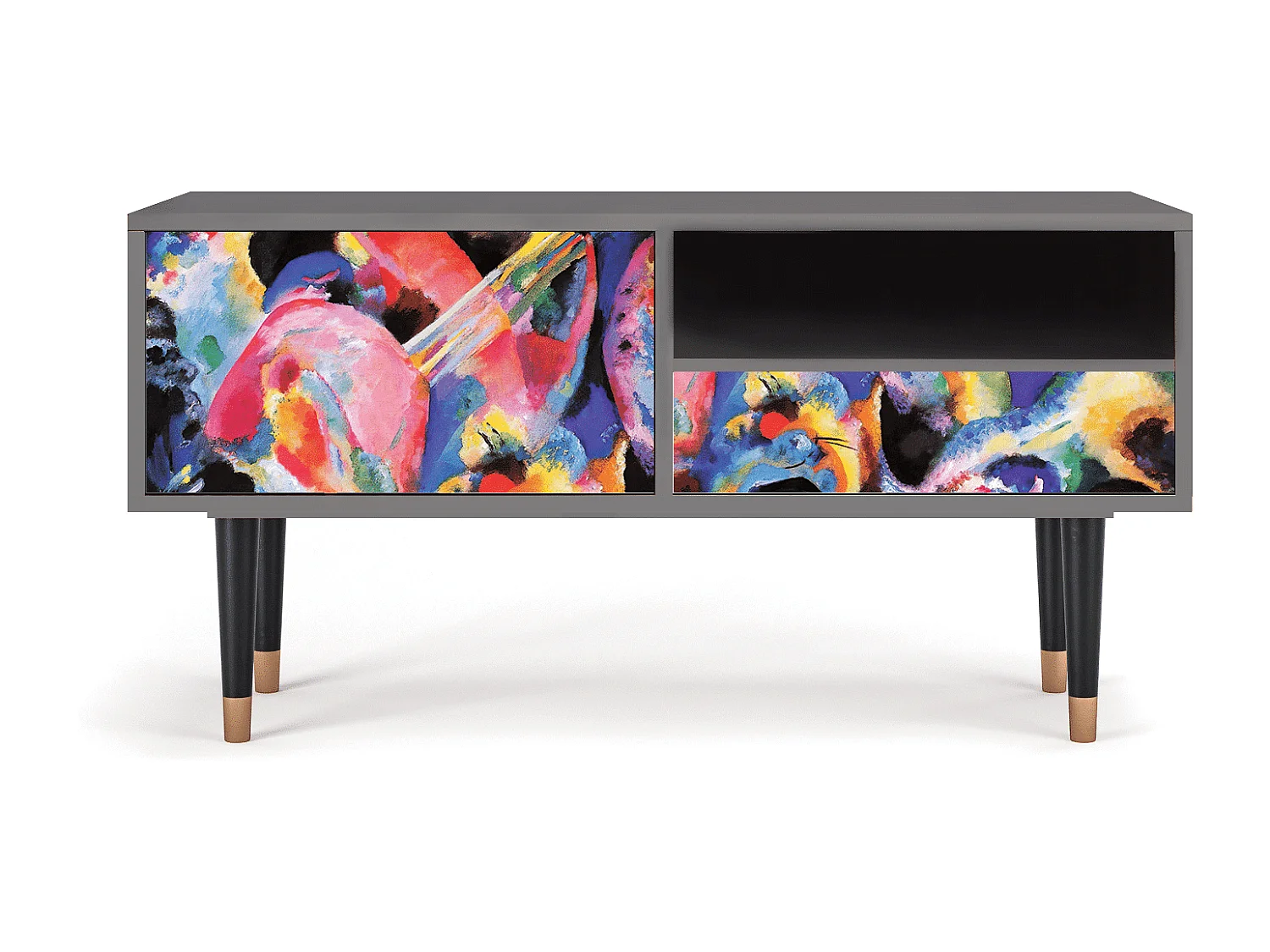 TV-meubel - 115х59х48 cm - T3 - Kandinsky, Grijs