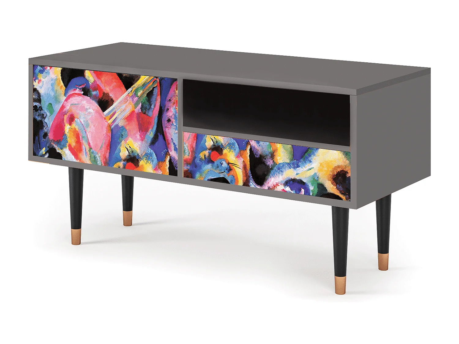 TV-meubel - 115х59х48 cm - T3 - Kandinsky, Grijs